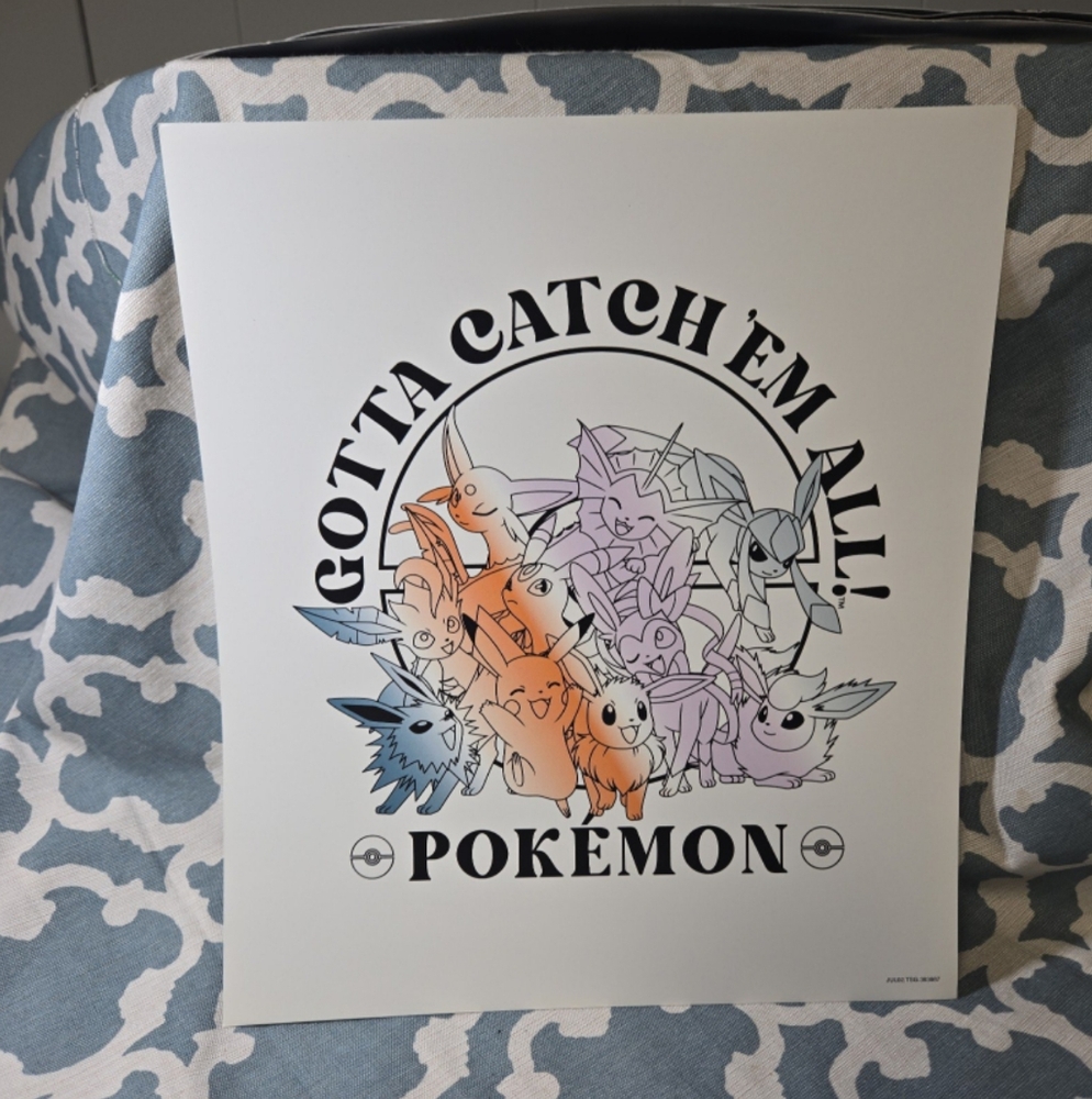 POKEMON ADVERTISEMENT GAMESTOP POSTER